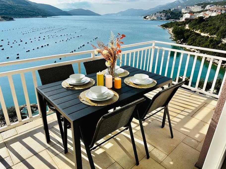 Beautiful Fully Renovated Apartment By The Sea, Large Balcony With Enchanting Views Neum Exterior foto